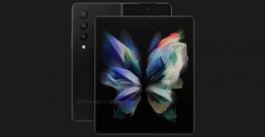 Hình ảnh bị rò rỉ cho thấy Galaxy Z Fold4 không thay đổi quá nhiều về thiết kế (Ảnh: OnLeaks).